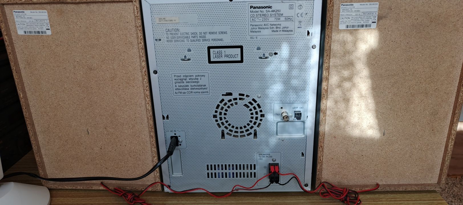 Combina Panasonic DA AK250