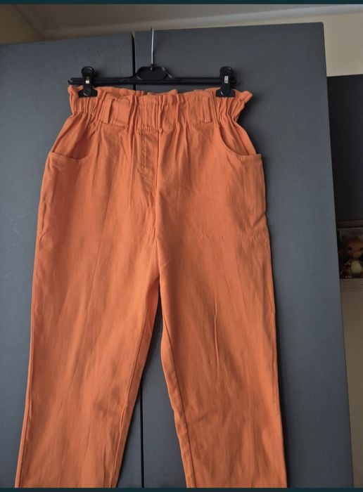 Pantaloni damă xl orange