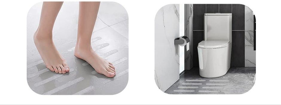 12 комплекта.  Non slip , противоплъзгащи ленти за баня, самозалепващи