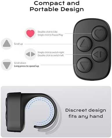 Нов Bluetooth 5.4 пръстен за TikTok – дистанционно за iPhone и Android