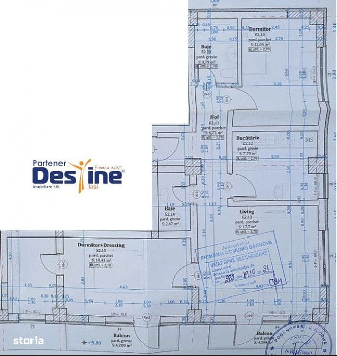 Visan - Apartament 3 camere 76 mp finisaje premium la alegere