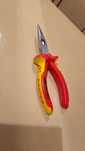 Cleste VDE cu cioc lung semirotund, 160mm, Knipex 25 06 160