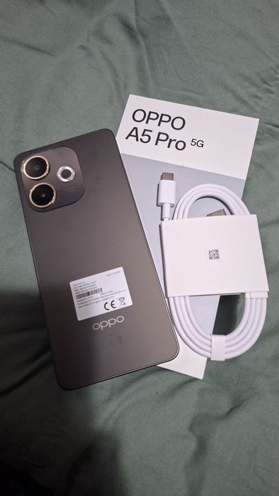 Oppo A5 Pro + Husa si folie de protectie