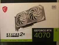 Placa video MSI GeForce RTX 4070 VENTUS 2X OC White 12GB GDDR6 192-bit