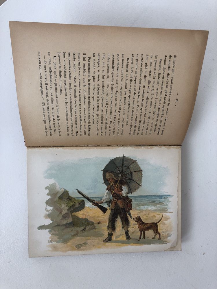 Vie et aventures de Robinson Crusoe 1900. Roman vechi Robinson Crusoe