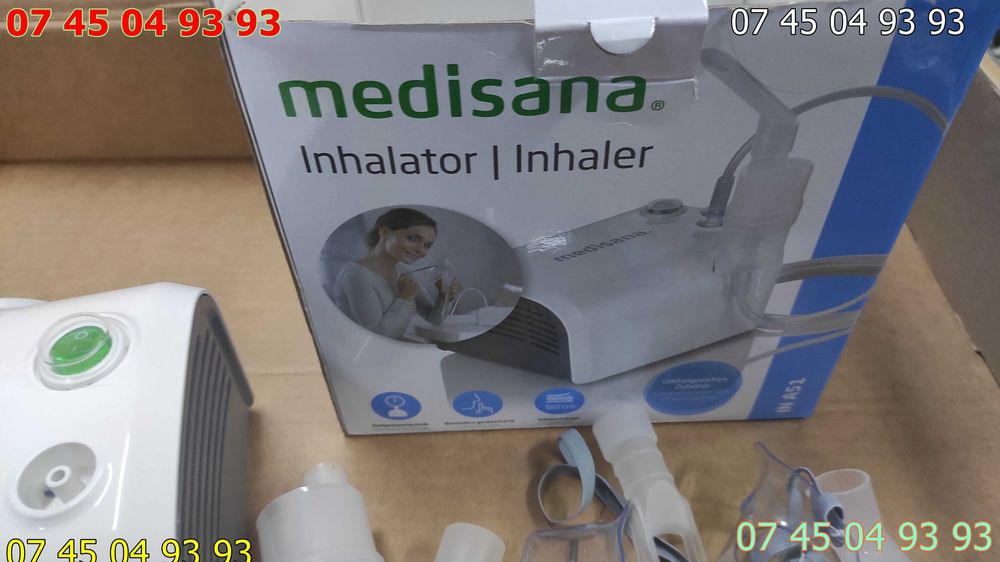 inhalant nebulizator MEDISANA INA51 ca nou si complet in cutie 3 golf