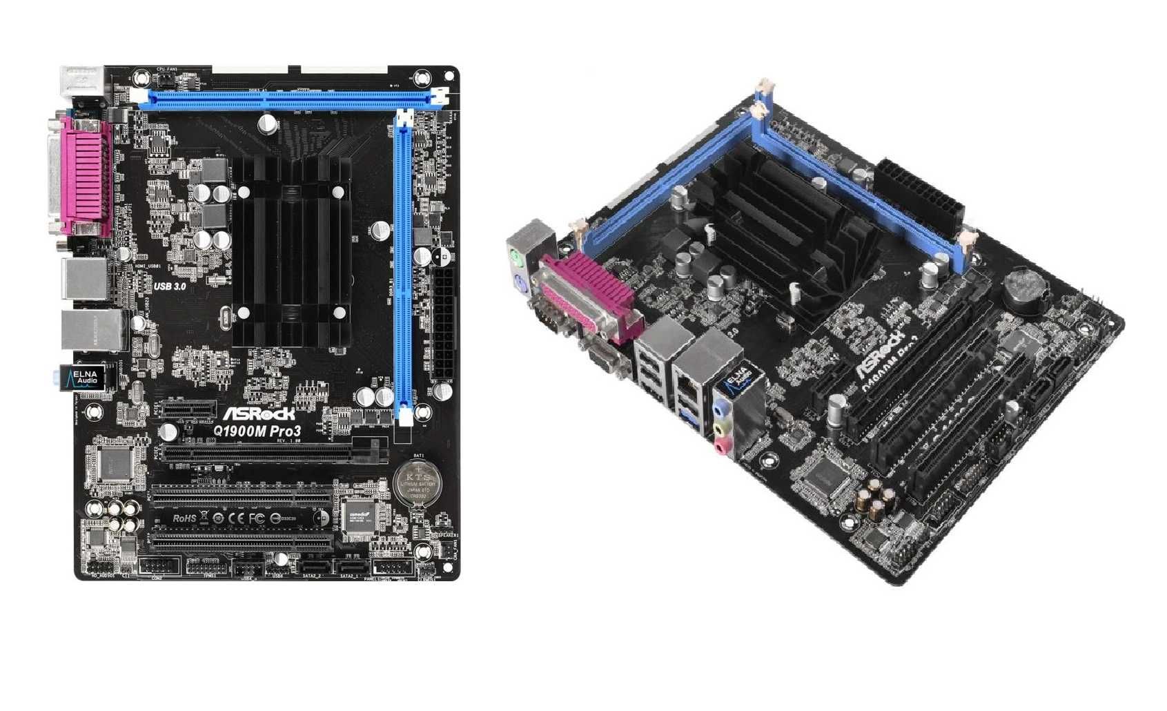 Материнская плата ASRock + J1900 (4 ядра) - удобно под файловый сервер