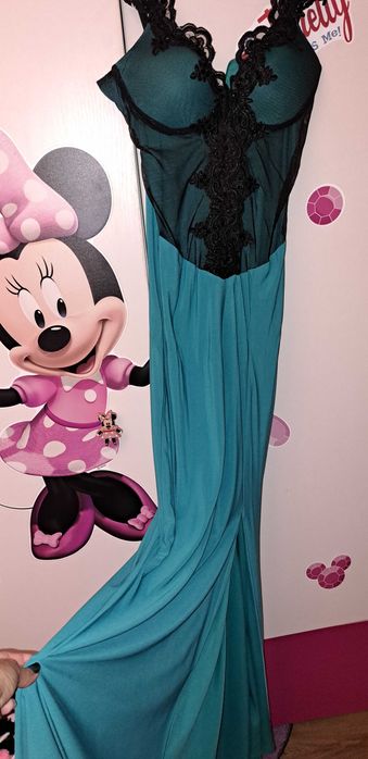 Rochie/rochita de ocazie lunga licra dantela