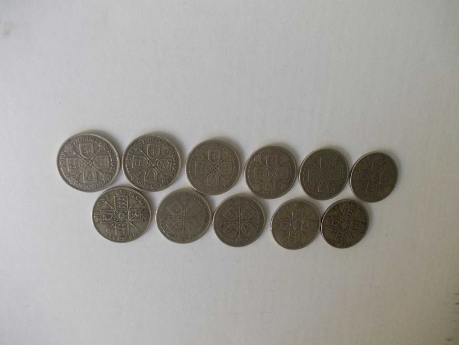 Anglia florin argint 11 bucati