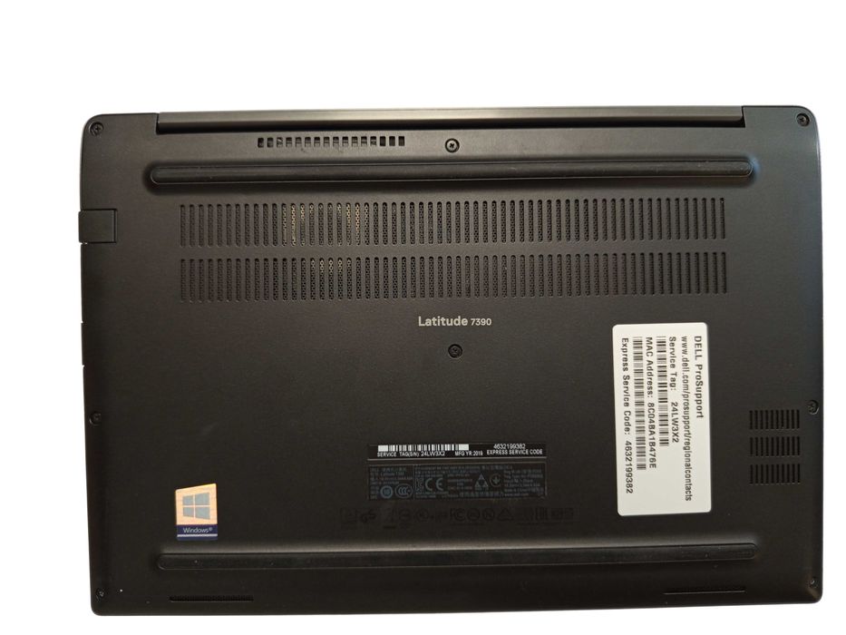 Лаптоп Dell Latitude 7390 Black Notebook 33.8 cm13.3"