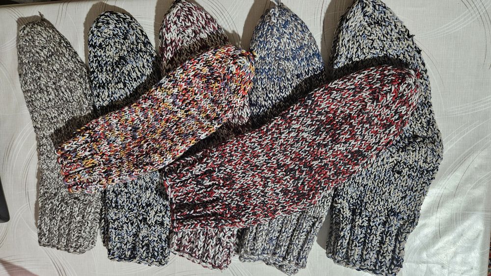 Ciorapi groși lână împletiti