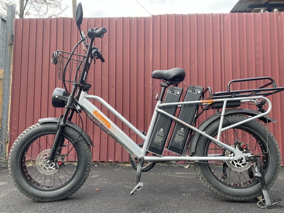 Электровелосипед Geopard для города и доставки (мощный, удобный)