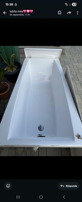 Cada de baie in stare noua
