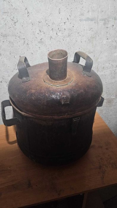 Cazan din cupru cu răcitor