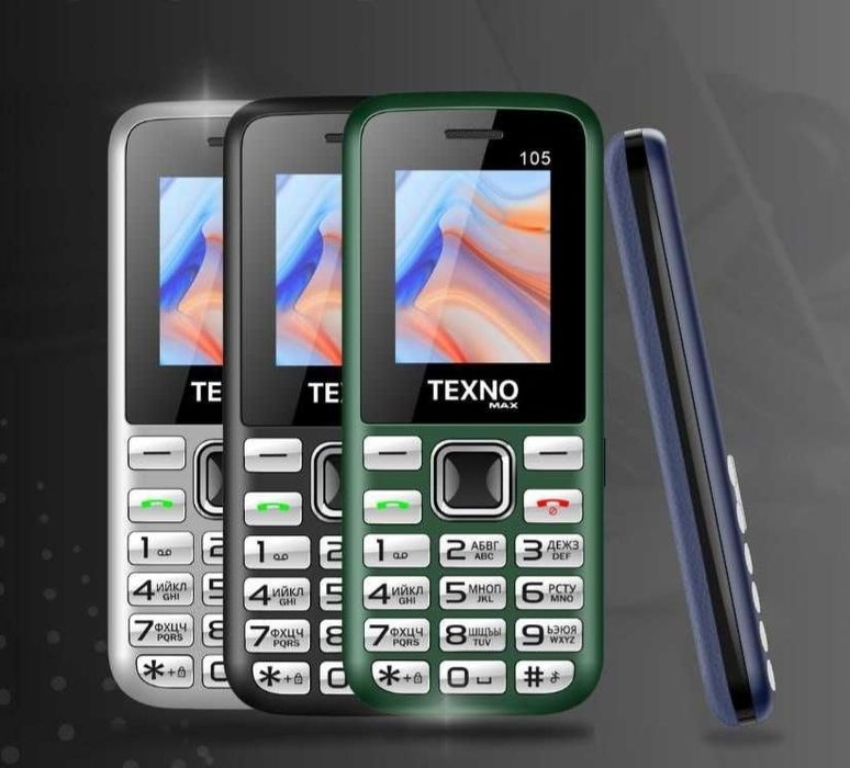 TEXNO MAX 105s — Sodda va ishonchli telefon