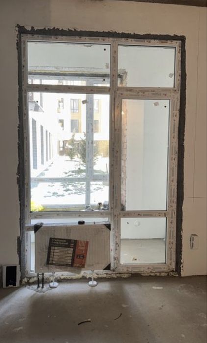 Стеклопакет на балконную перегородку