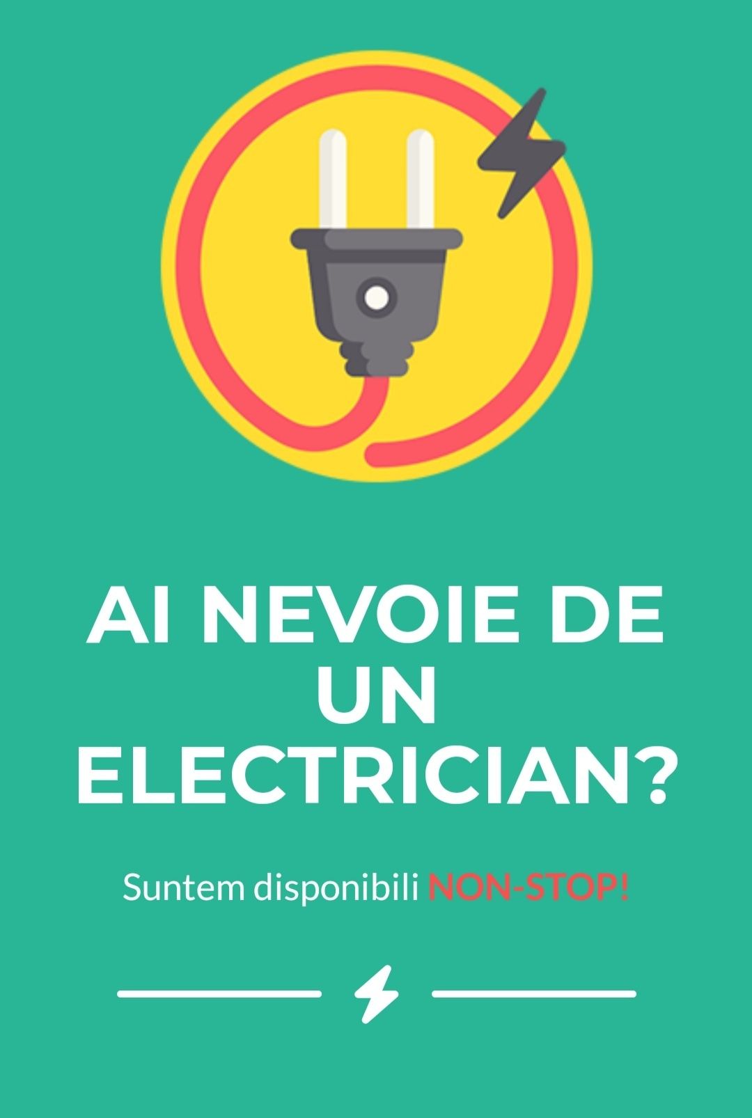 Electrician autorizat ANR ,peste 15 ani experienta..