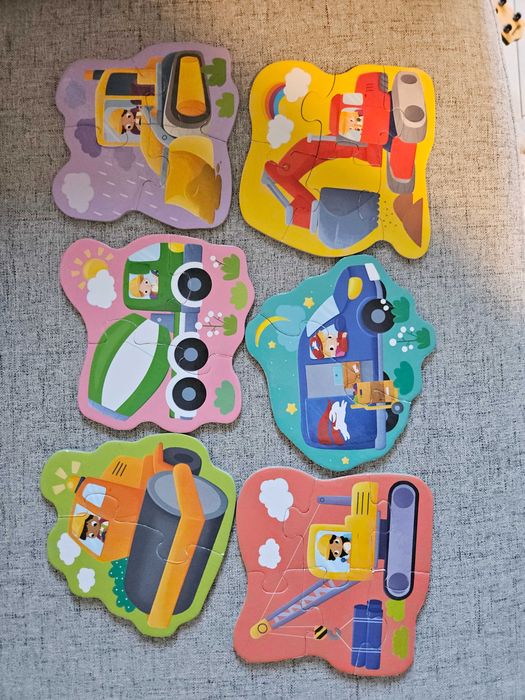 Vand lot 6 puzzle-uri bebe, TREFL si Noriel, 80 Ron