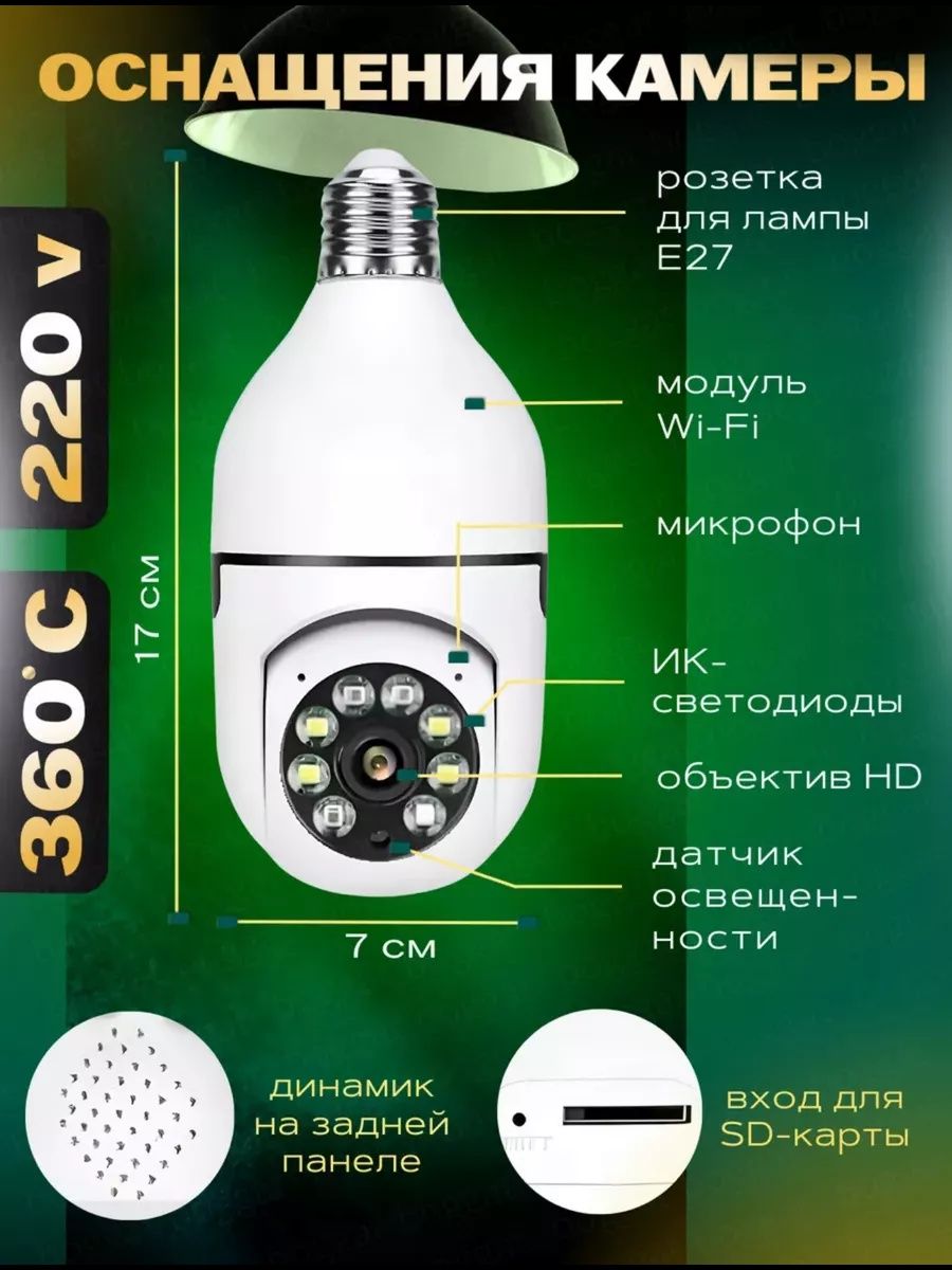 Mini wifi kamera - uy va ofis uchun maxsus