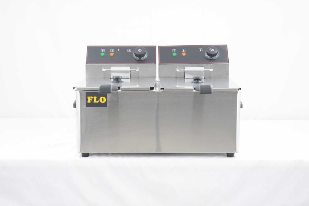 Friteuza electrica 6l+6l cu manere TRANSPORT GRATUIT