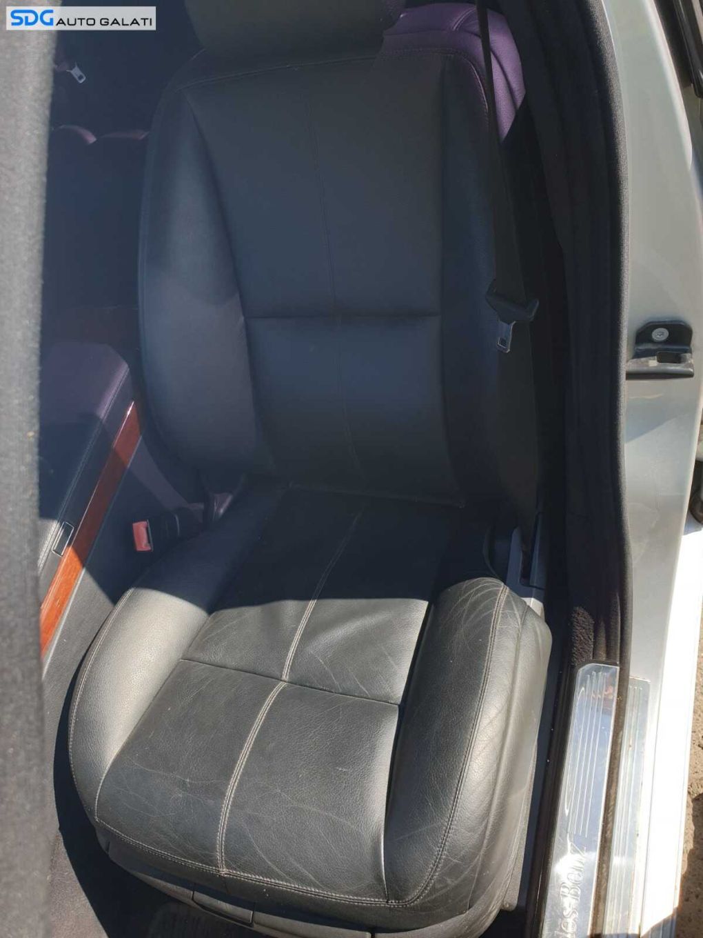 Interior Scaune Fata Stanga Dreapta cu Bancheta Piele Neagra cu Incalzire Mercedes Clasa S Class W221 S320 2005 - 2013 [C0333]