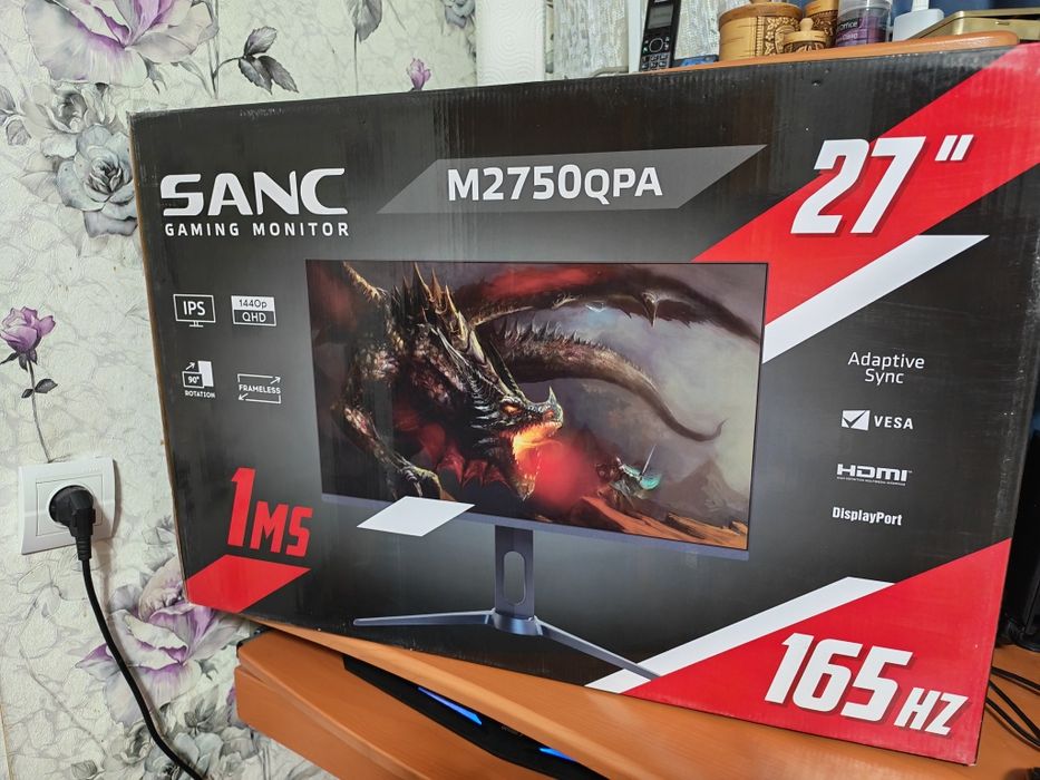 Монитор игровой Sanc 27дюймов 2k