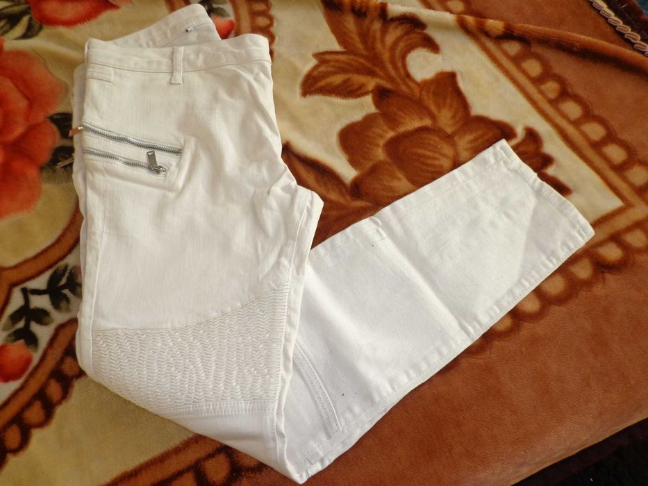 blugi albi zara dame M