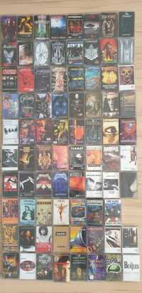 Colectie 79 casete audio rock / metal, anii 90