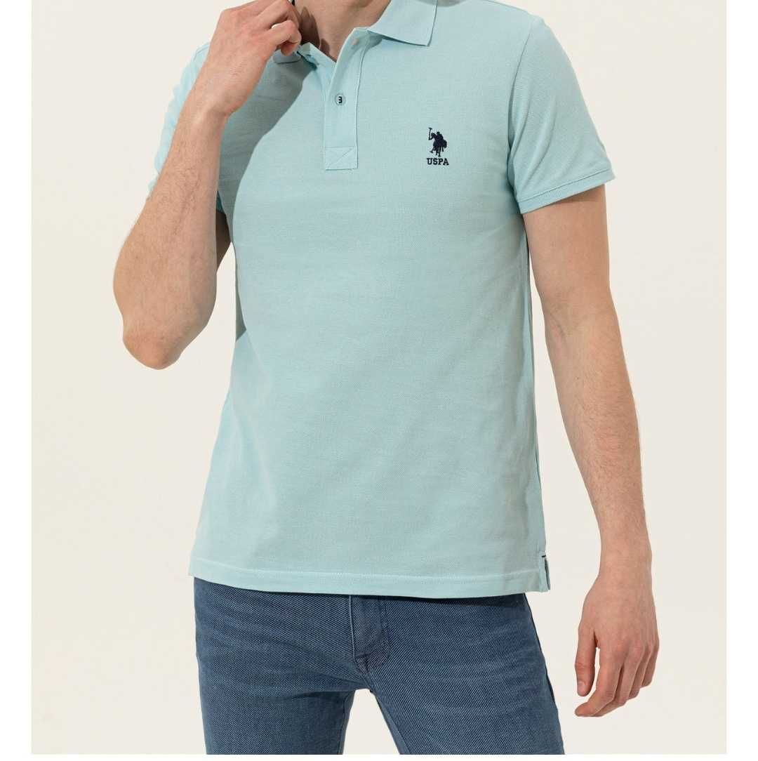 Мъжка тениска  с яка U. S. POLO ASSN.