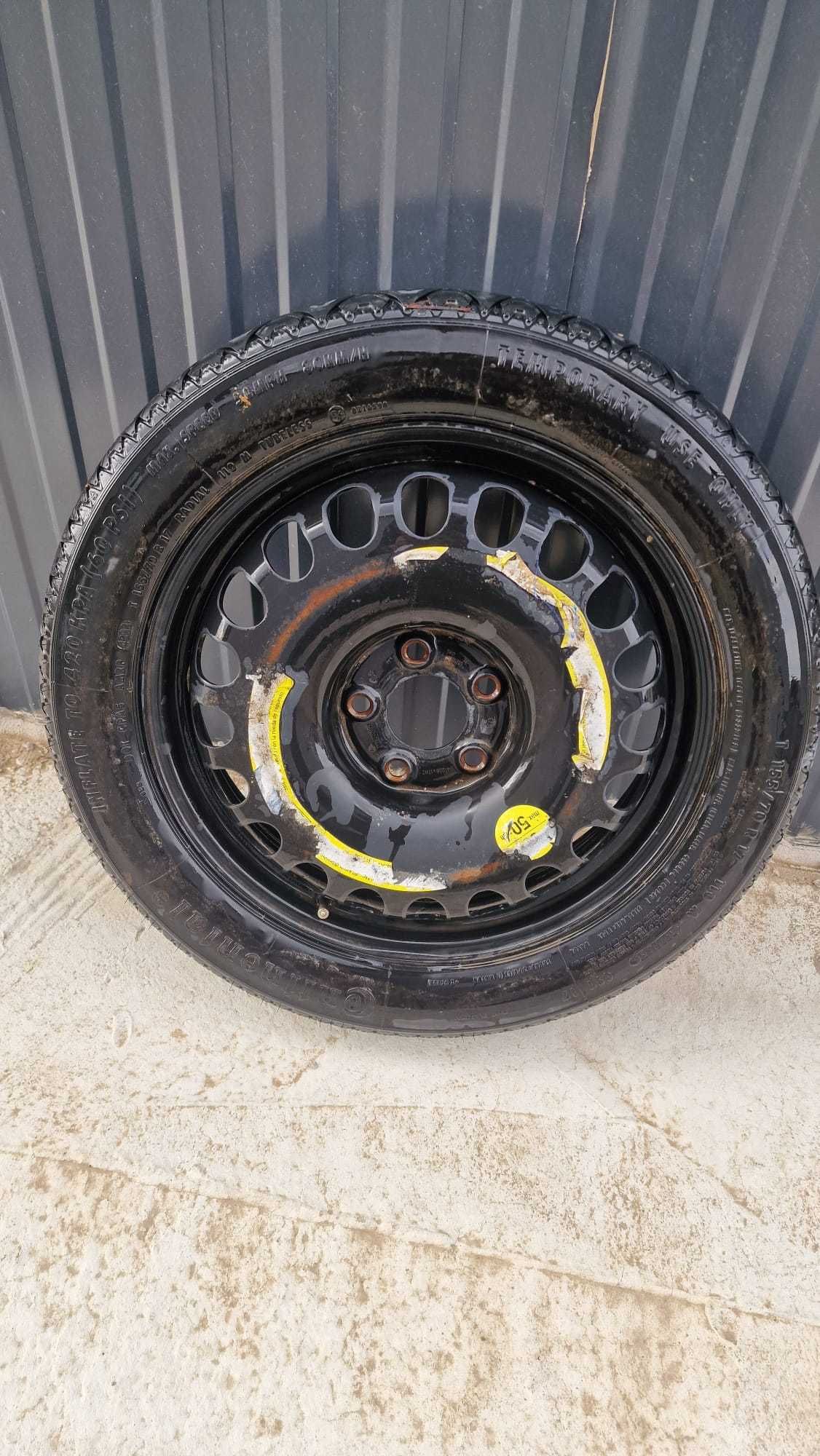 Roata rezerva Slim originala Mercedes 155 70 R17