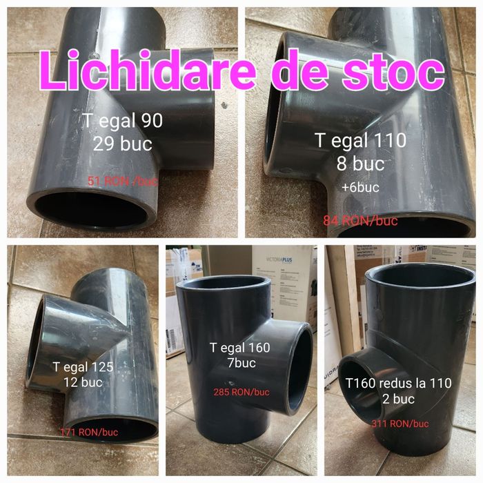 Fitinguri PVC si tevi PVC