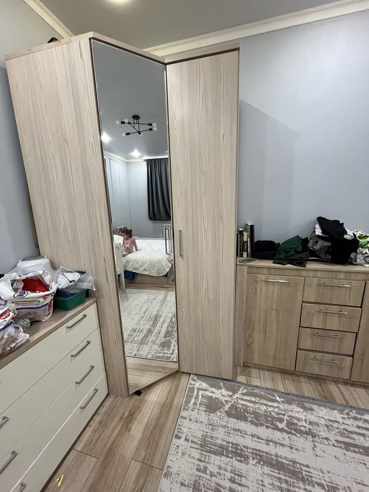 Продам кровать и шкаф шатура