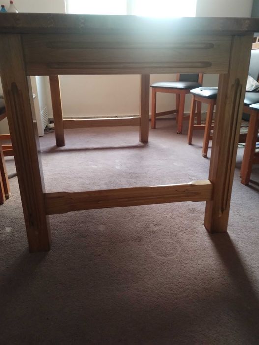 Masă nouă din lemn masiv, stejar!