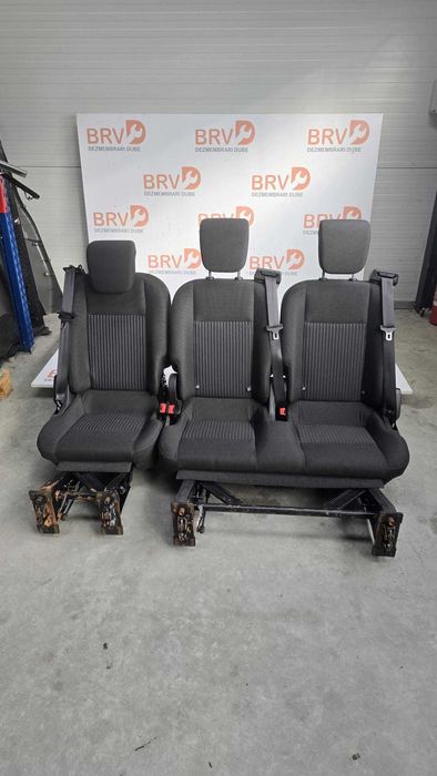 Bancheta 3 loc. primul rand dupa sofer pentru Ford Transit Custom 2017