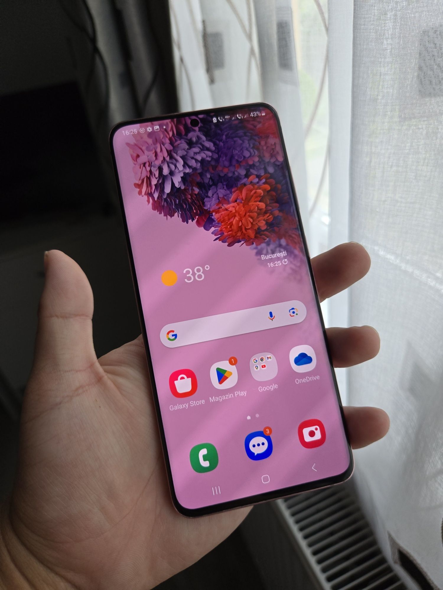Telefon Samsung Galaxy S20 5G Impecabil Cloud Pink 128GB 12GB Ram