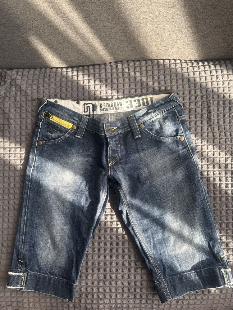 Къси дънкови панталони G Star Raw
