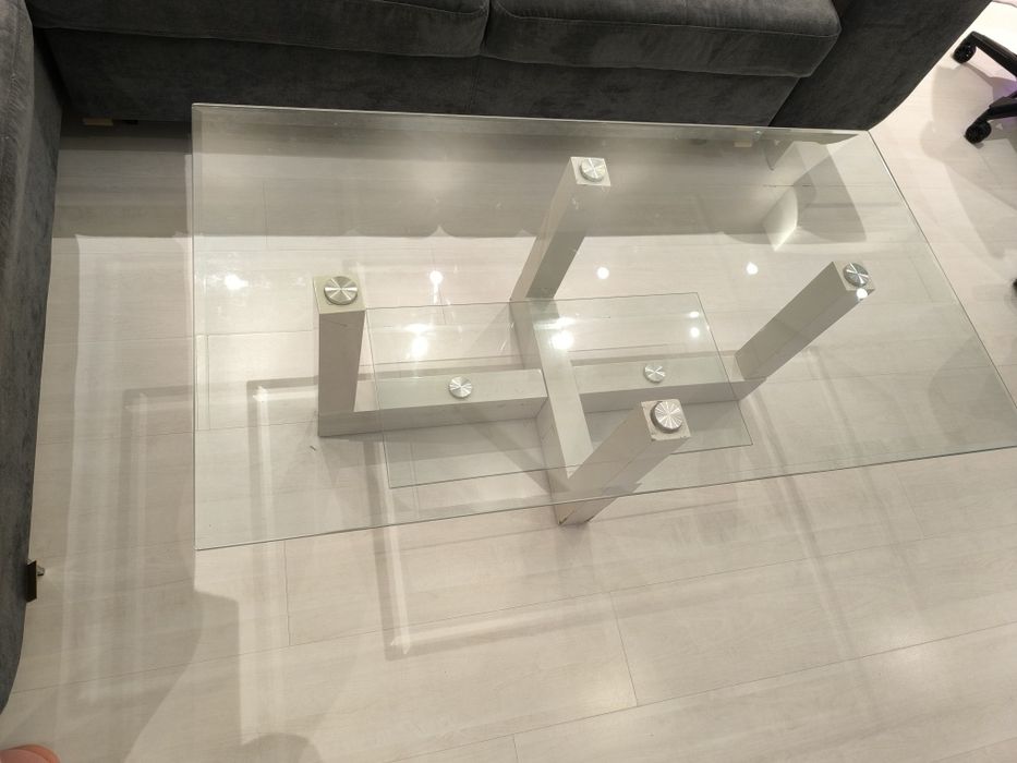 Стъклена холна маса 65х120