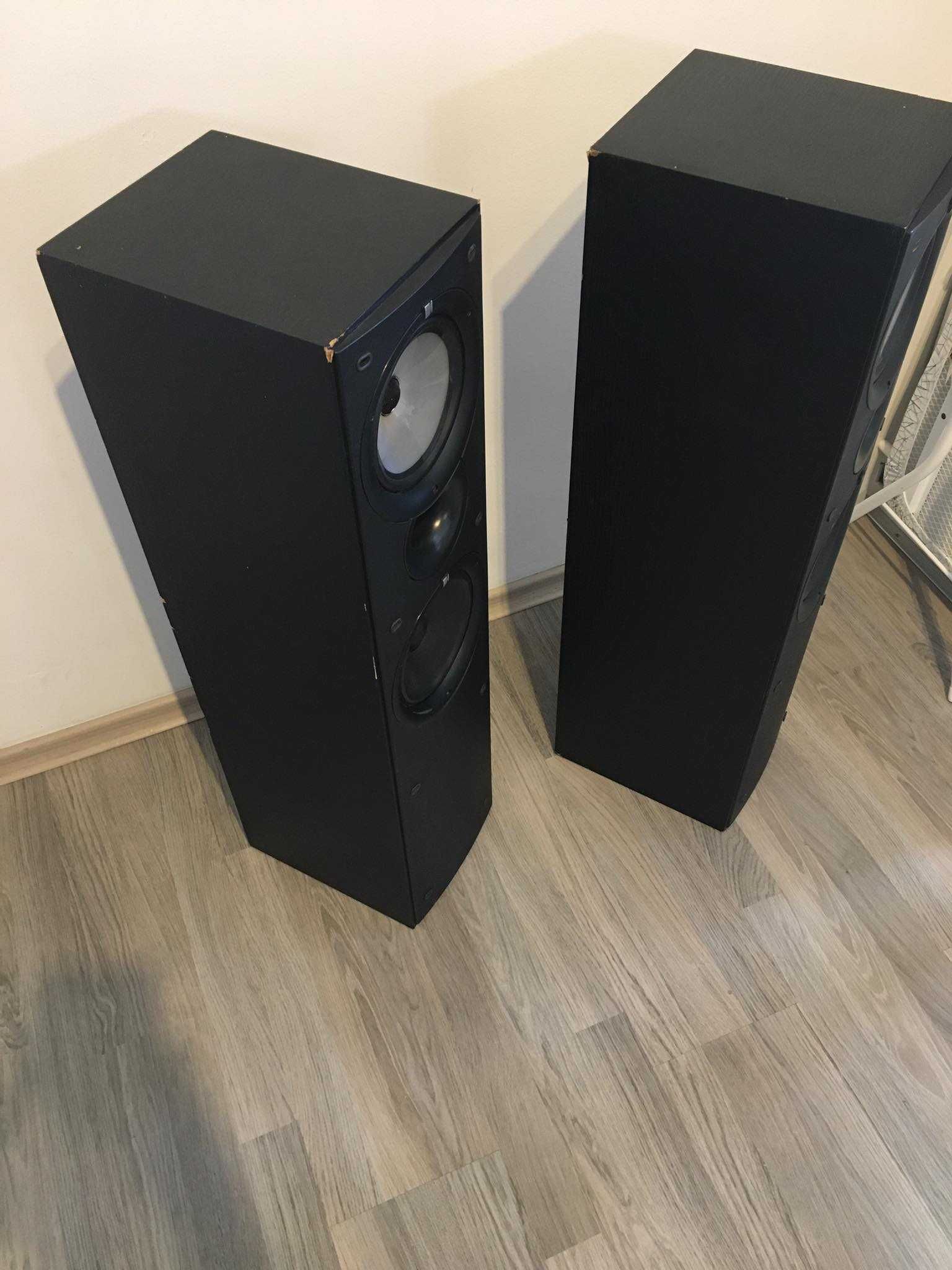 Denon и KEF Q55 Усилвател Тунер и Колони