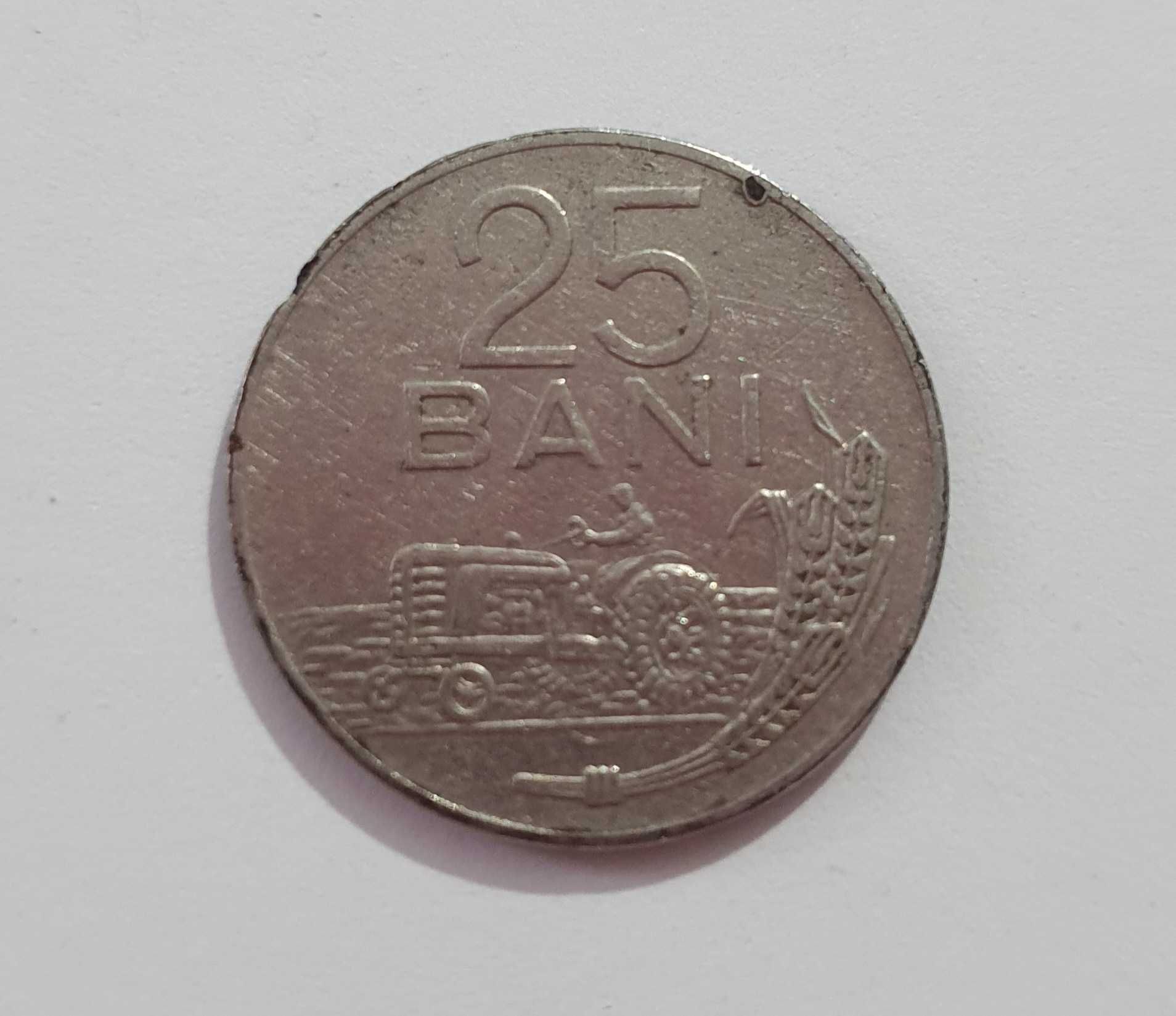 Monedă de 25 bani, de vânzare, anul 1966