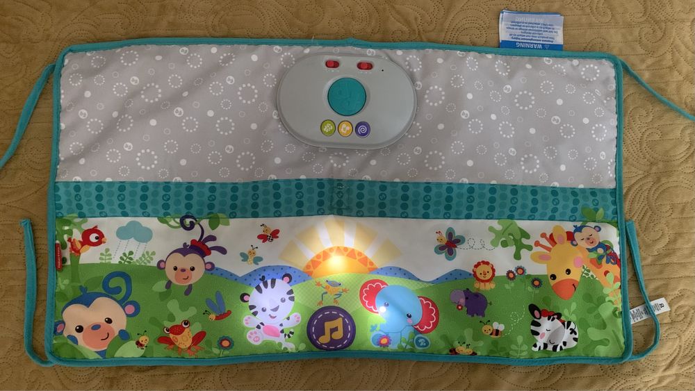 Fisher Price музикална интерактивна лампа за детска кошара, легло