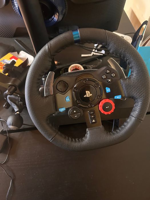 Logitech G920 + скоростен лост