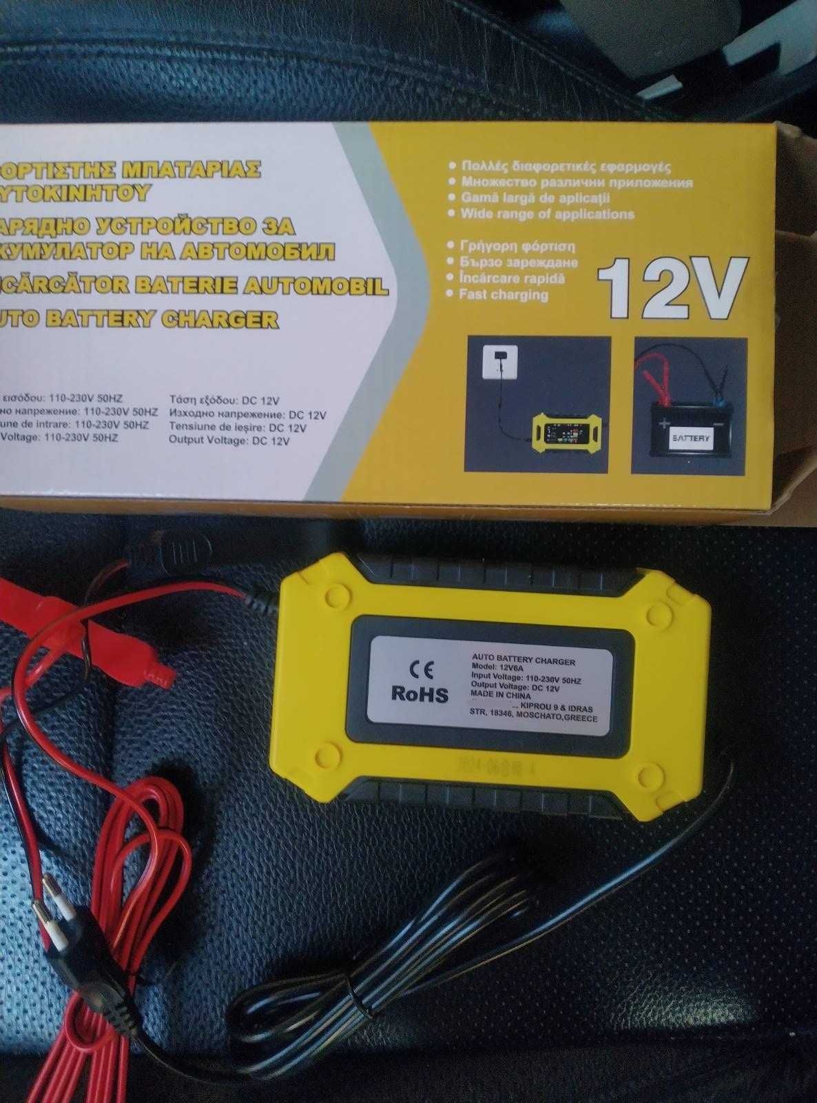 Импулсно електронно зарядно устройство за акумулатори 3/6 A 6/12 V