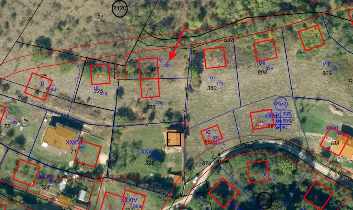 Парцел в София, област- площ 463 цена 25000