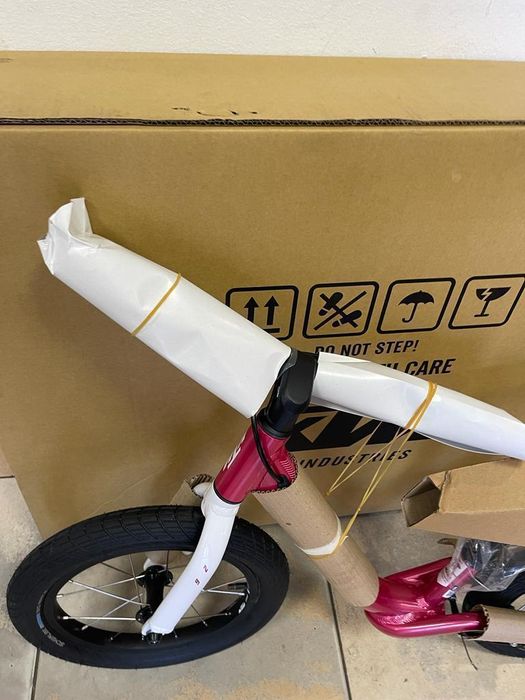 Bicicleta fara pedale KTM 14/12" Wild Buddy 12 rosu/alb -A-