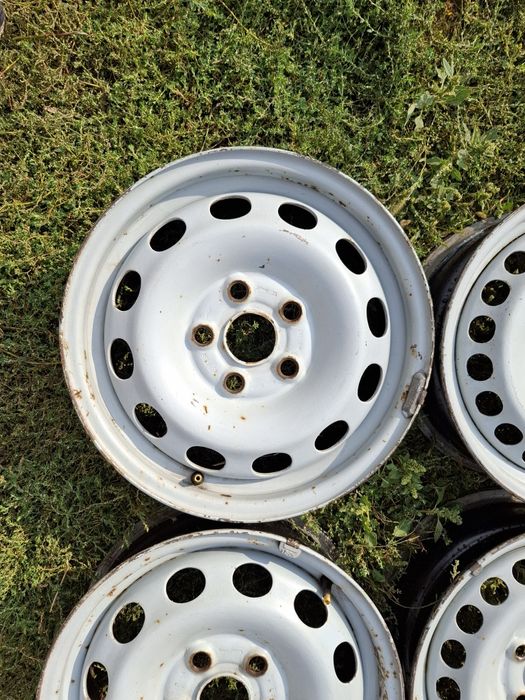 4 бр железни джанти 5x112 15 цола 6 J*ЕТ 45 и ЕТ 55 ц.о 57.1 мм