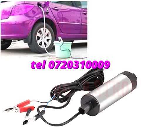 Pompa Electrica Transfer Combustibil Submersibila 12v