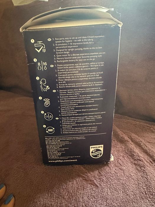 Pompa de san electrica , Phillips Avent , SCF396/11 , fara fir