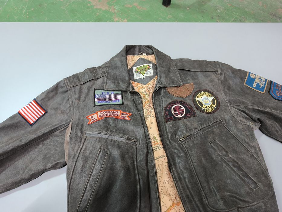 Geaca de piele aviator phase2