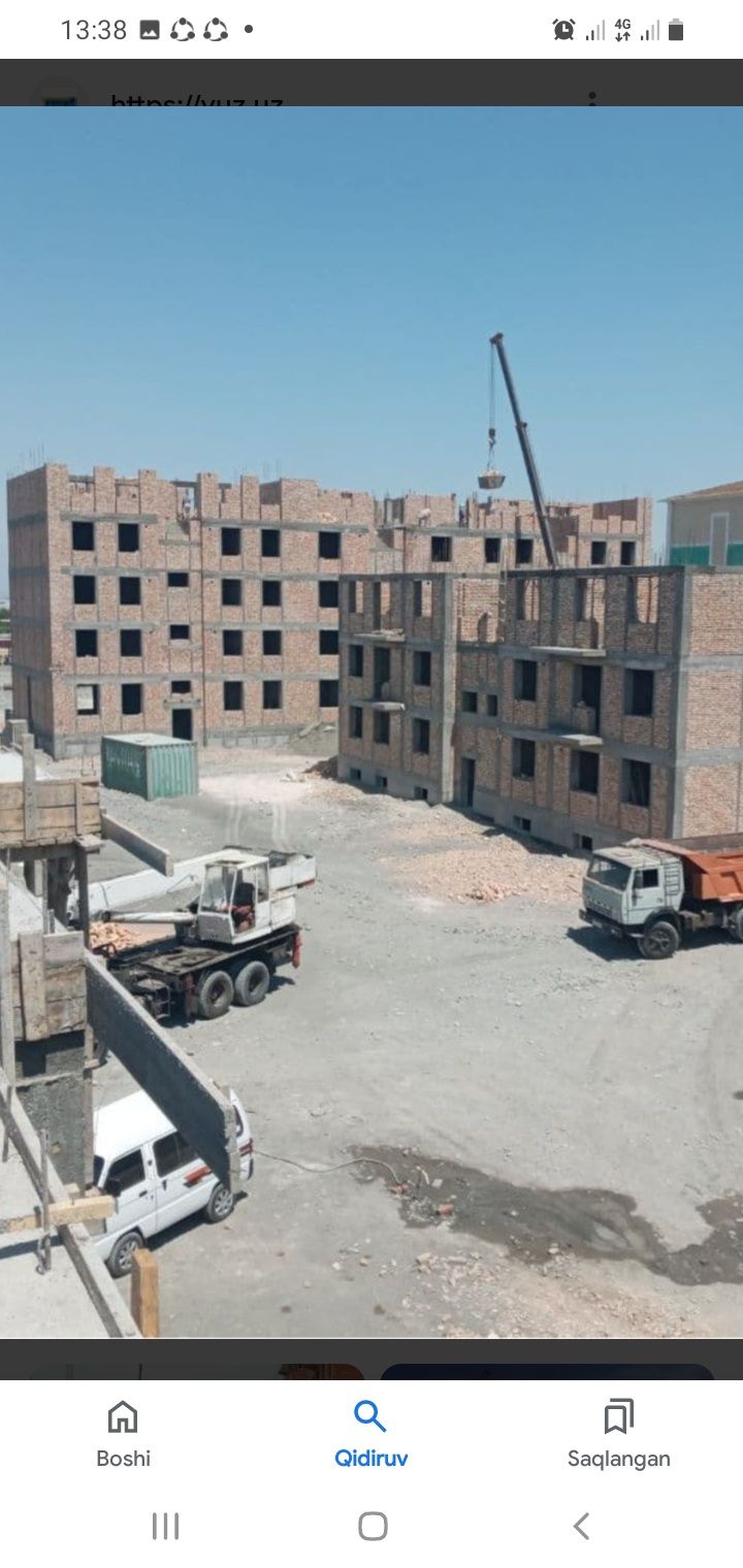 Barcha turdagi  qurilish ishi xizmatlari ko'rsatiladi.