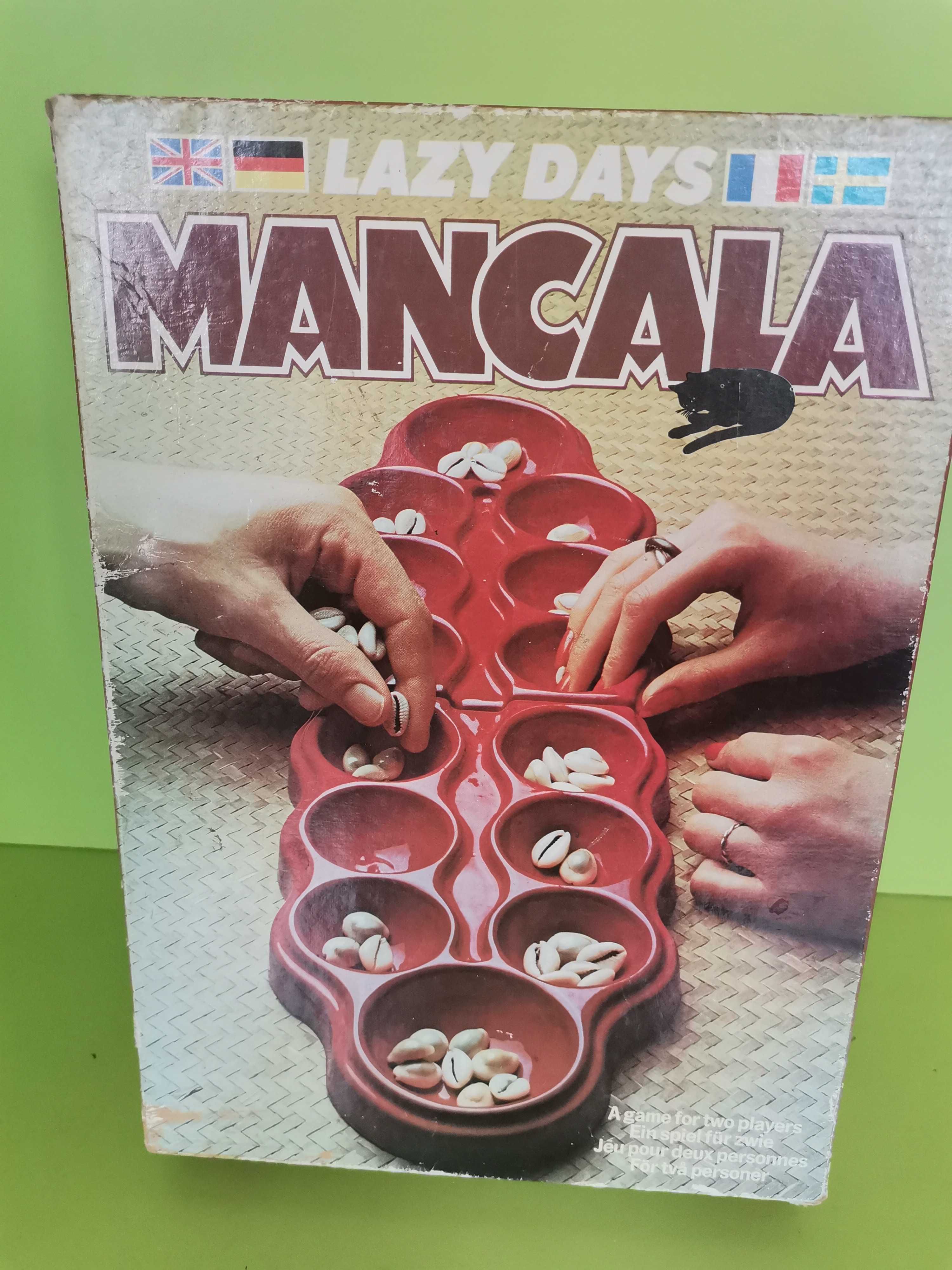 MANCALA. Joc vintage cu scoici naturale anii 60